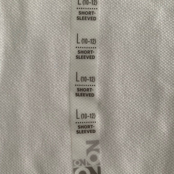New Boys White Old Navy Polo Large 10-12 - Picture 3 of 3
